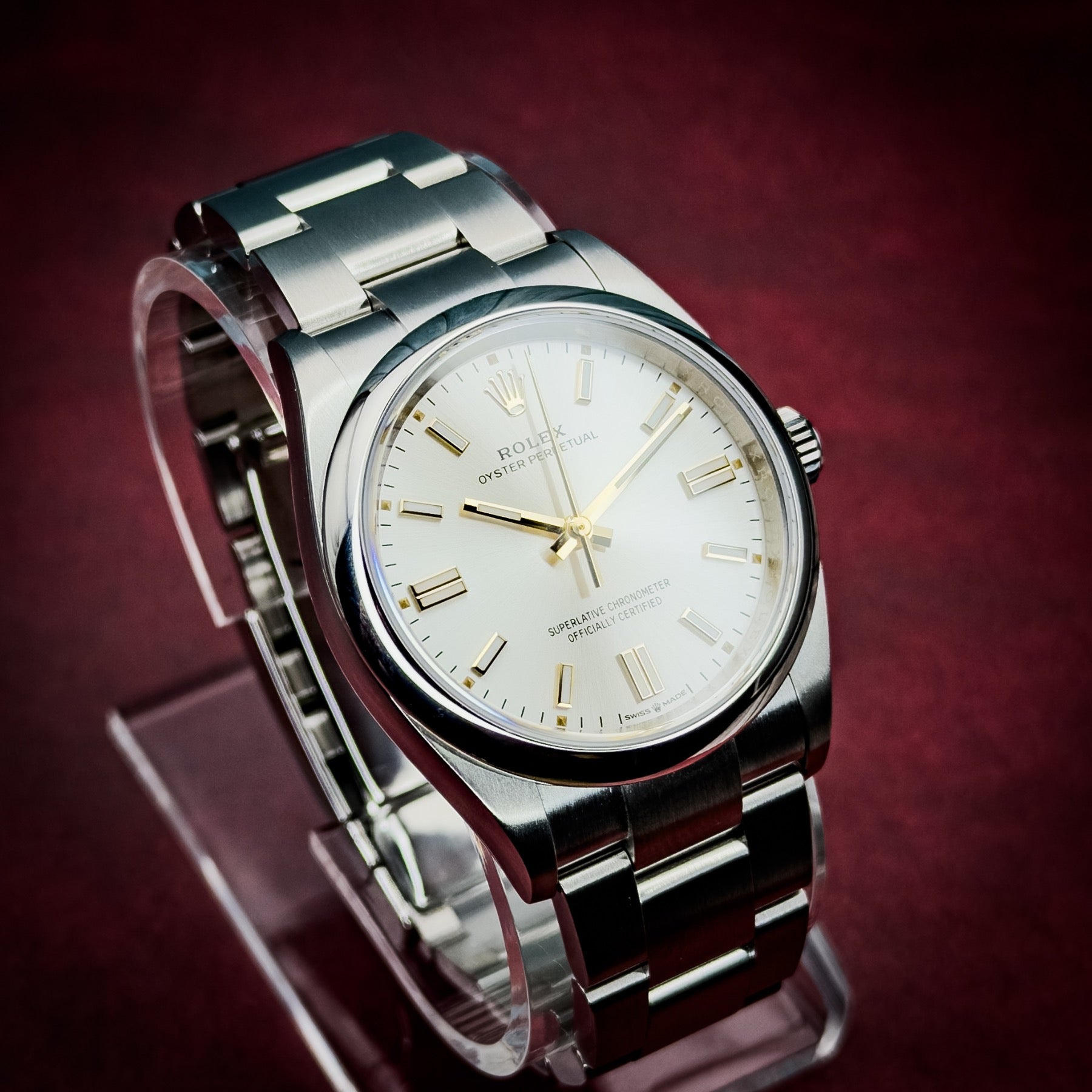 2026 Rolex Oyster Perpetual 36 Silver Dial Oyster Bracelet Complete Set Ref. 126000 Box & Papers Rolex