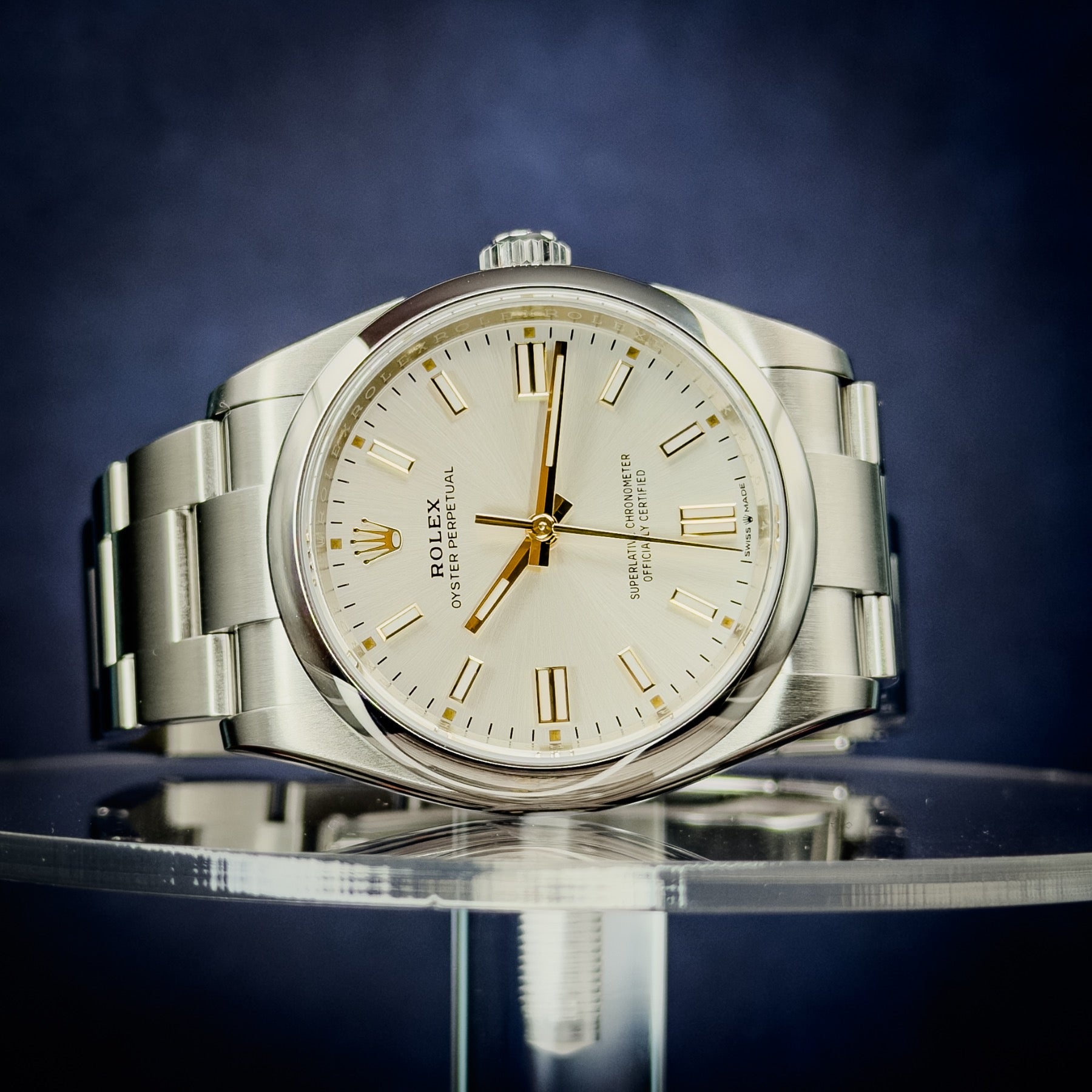 2026 Rolex Oyster Perpetual 36 Silver Dial Oyster Bracelet Complete Set Ref. 126000 Box & Papers Rolex