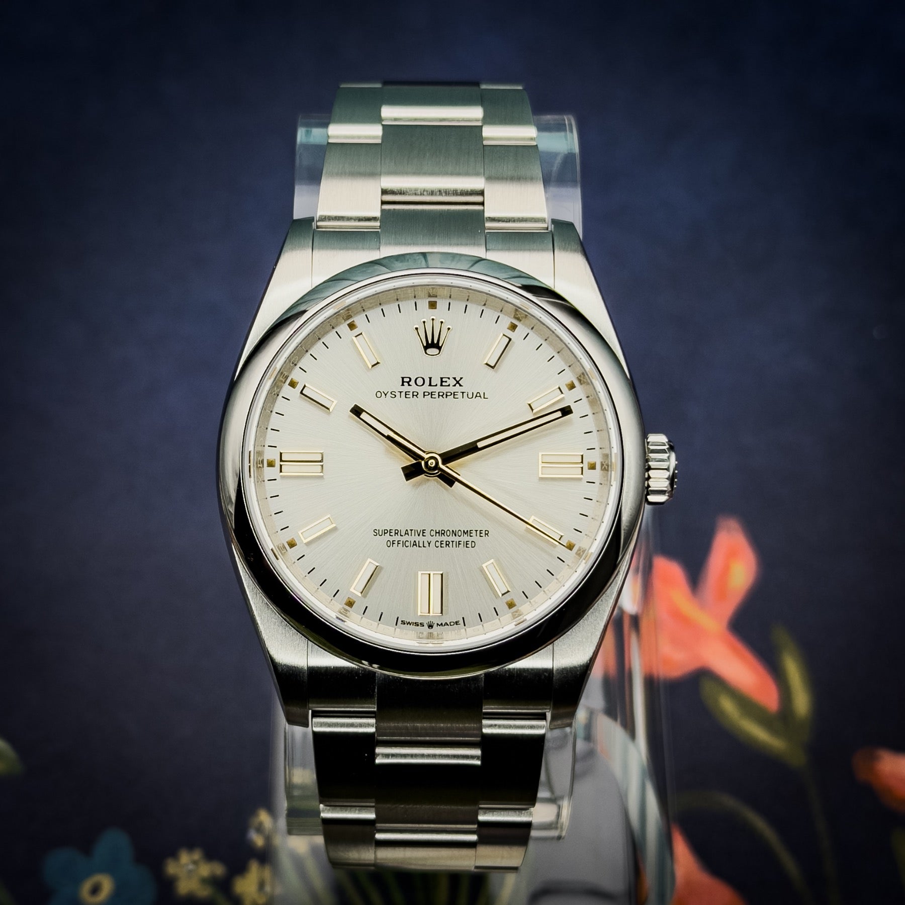 2026 Rolex Oyster Perpetual 36 Silver Dial Oyster Bracelet Complete Set Ref. 126000 Box & Papers Rolex