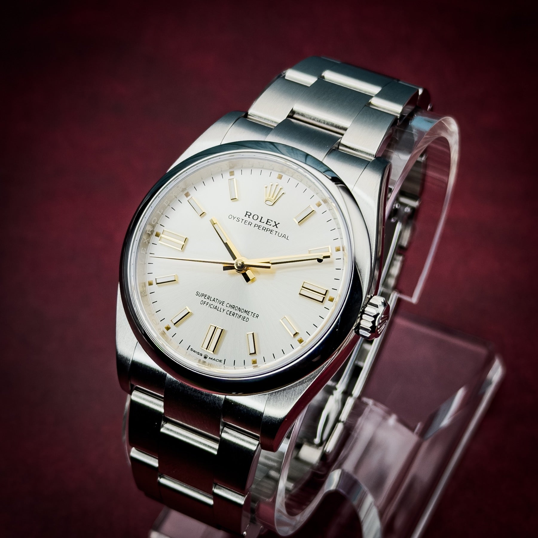 2026 Rolex Oyster Perpetual 36 Silver Dial Oyster Bracelet Complete Set Ref. 126000 Box & Papers Rolex