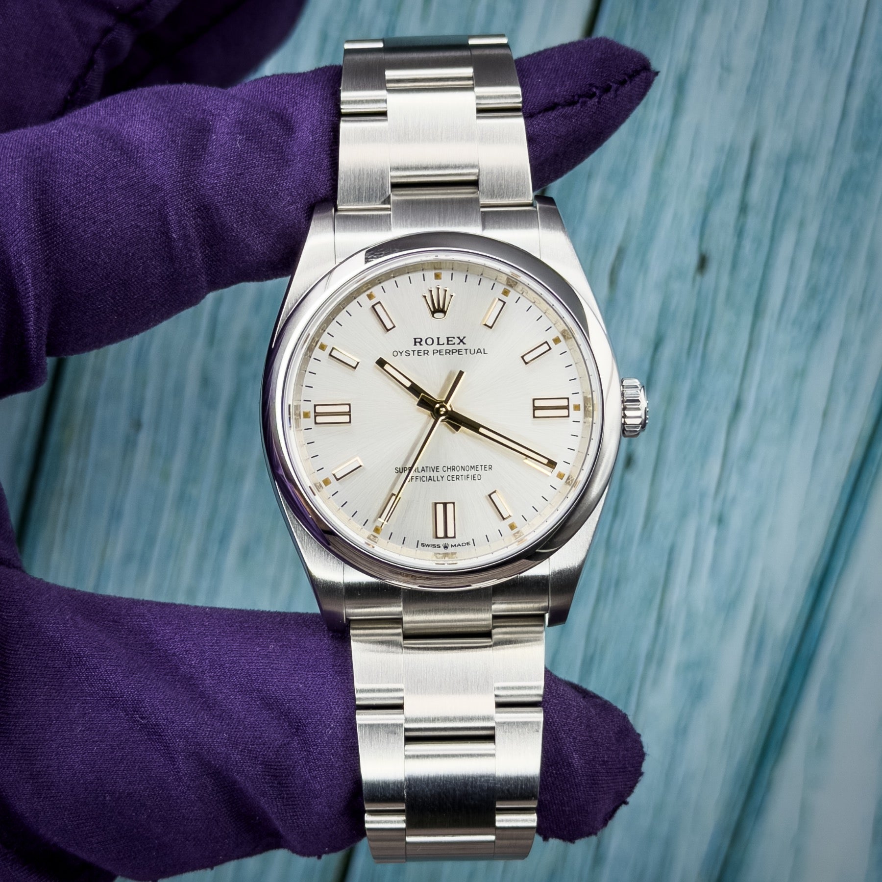 2026 Rolex Oyster Perpetual 36 Silver Dial Oyster Bracelet Complete Set Ref. 126000 Box & Papers Rolex