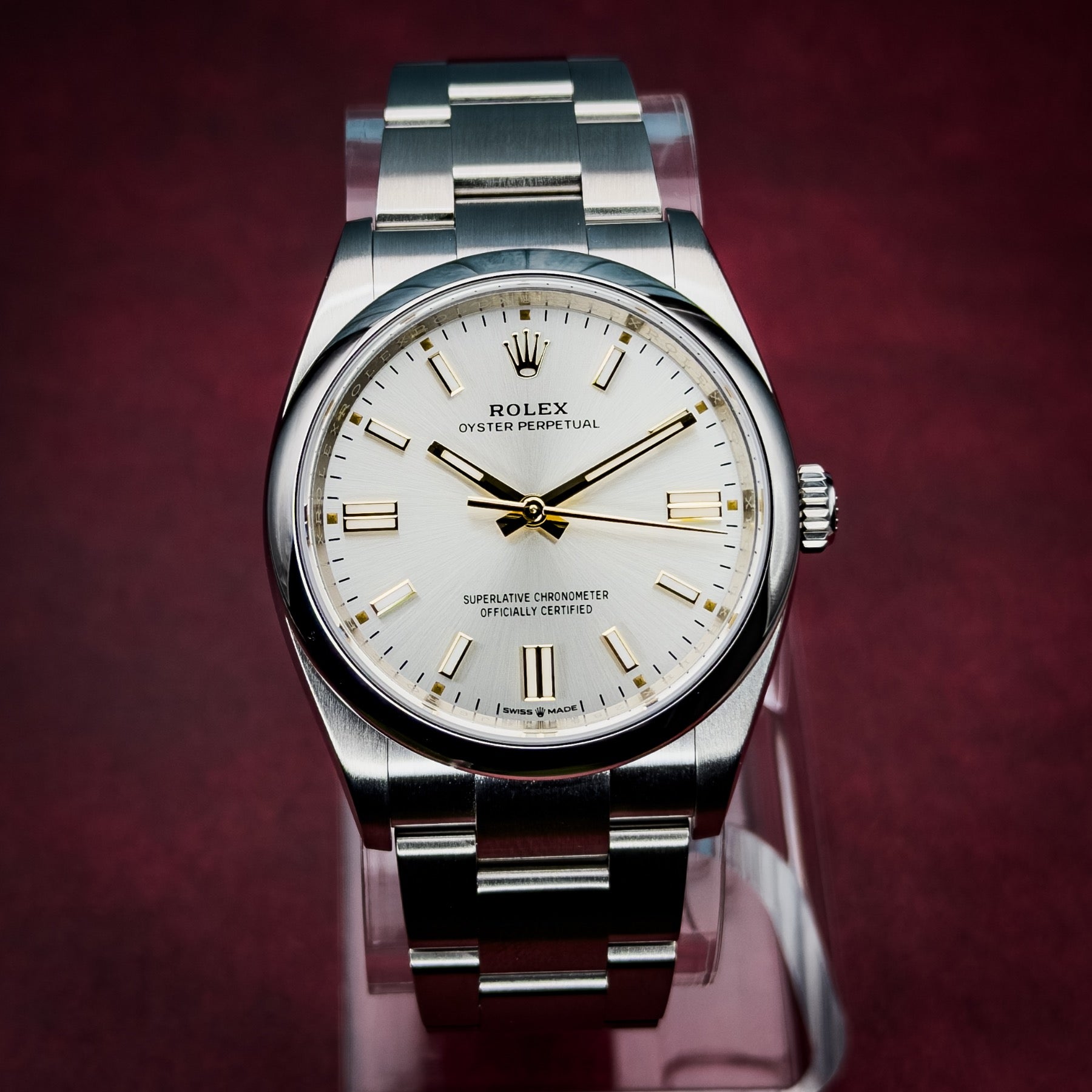 2026 Rolex Oyster Perpetual 36 Silver Dial Oyster Bracelet Complete Set Ref. 126000 Box & Papers Rolex